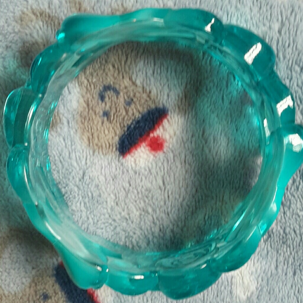 Blue Floral Bracelet